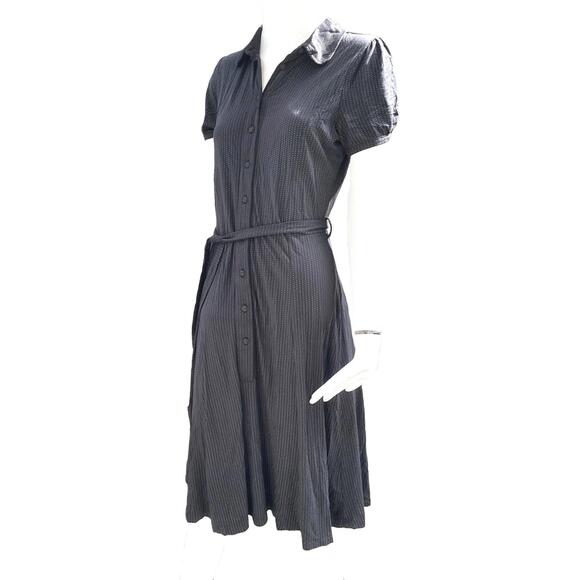 Mexx Dresses & Skirts - Vintage Mexx Jersey Shirt  Dress With Capped Sleeves, Matching Belt Med  Viscose